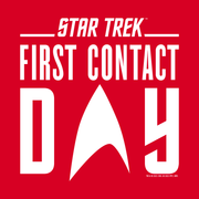 Star Trek: First Contact White Logo Crewneck Sweatshirt