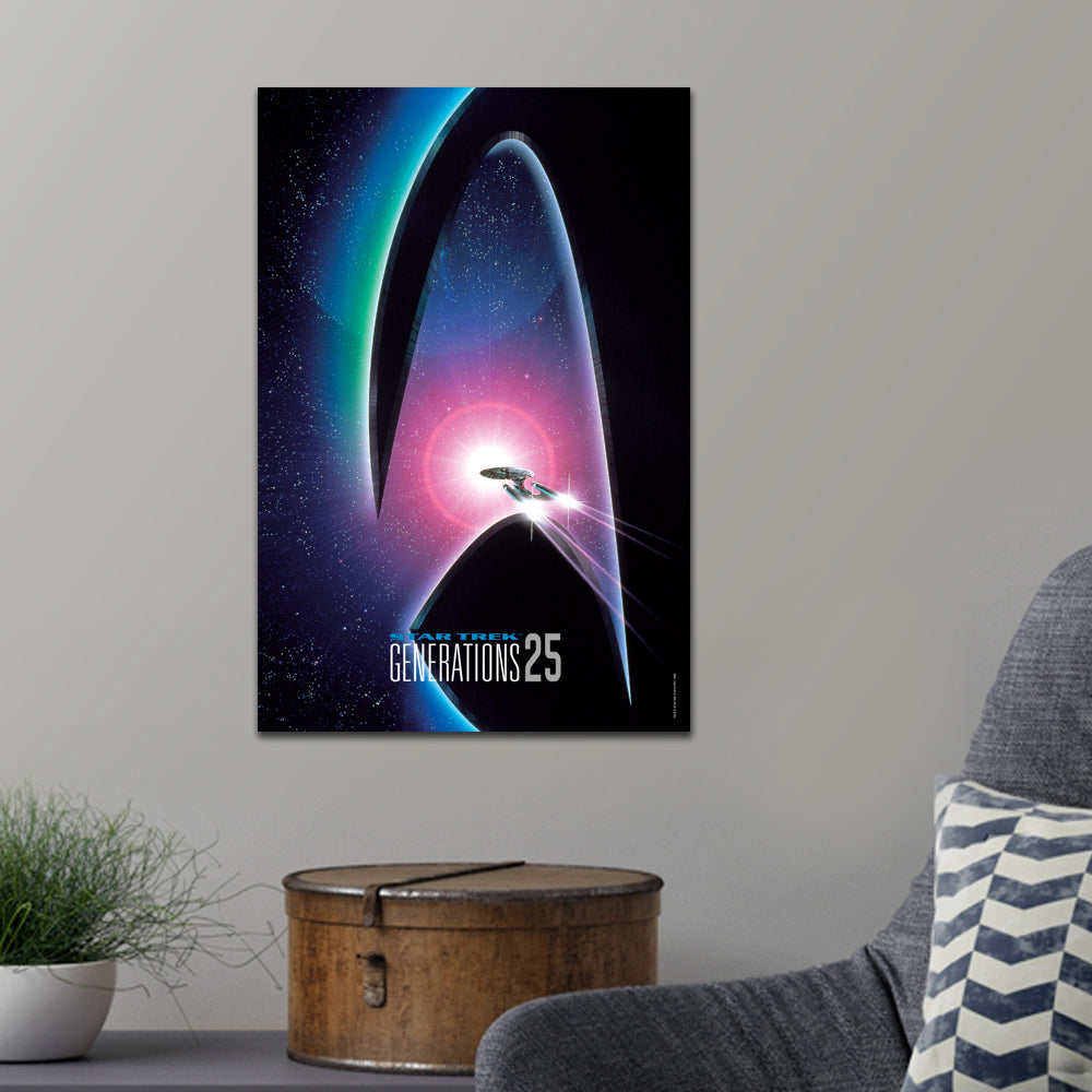 Star Trek Generations Delta 25 Logo Premium Satin Poster