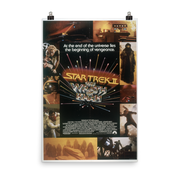 Star Trek II: The Wrath of Khan Movie Premium Satin Poster