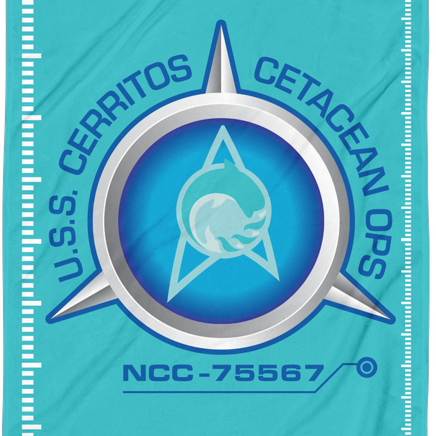 Star Trek: Lower Decks Cetacean Ops Delta Logo Beach Towel