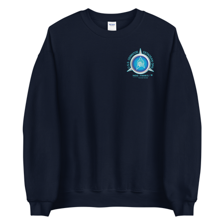 Star Trek: Lower Decks Cetacean Ops Delta Small Logo Fleece Crewneck Sweatshirt