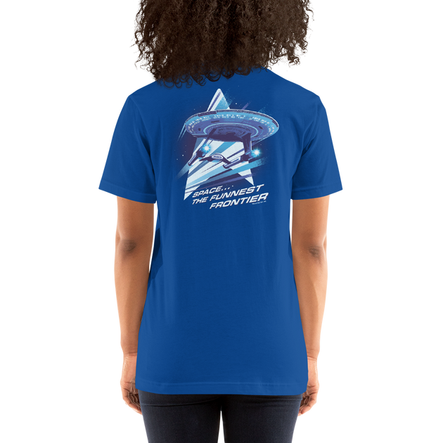 Star Trek: Lower Decks Space The Funnest Frontier Blue Unisex