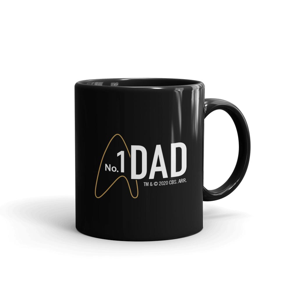 Star Trek: Picard No.1 Dad Black Mug Black / 11 oz