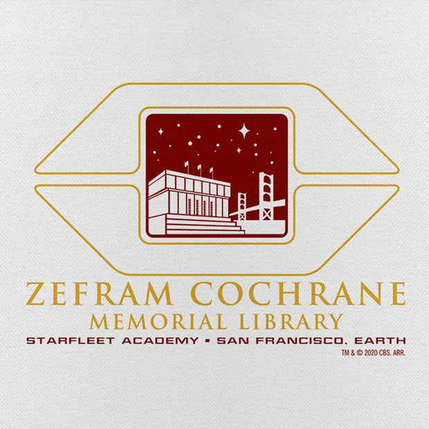 Star Trek Starfleet Academy Zefram Cochrane Memorial Library Mouse Pad