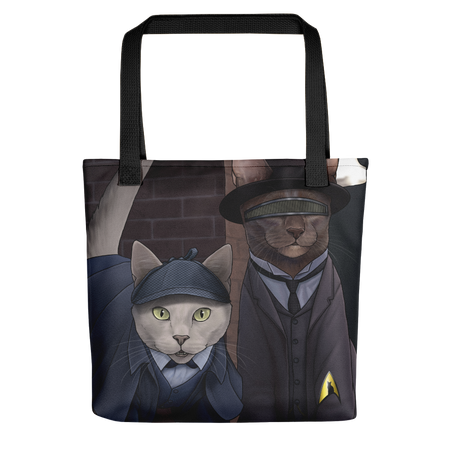 Star Trek: The Next Generation Detective Cats Premium Tote Bag