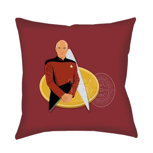 Star Trek The Next Generation Picard Delta Pillow Star Trek Shop