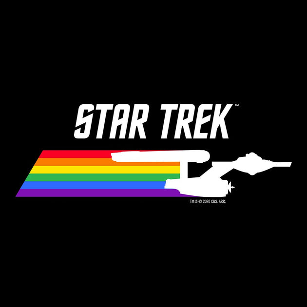 Star Trek: The Original Series Sleeve Star Shop Short Trek | Adult T-S Pride Enterprise