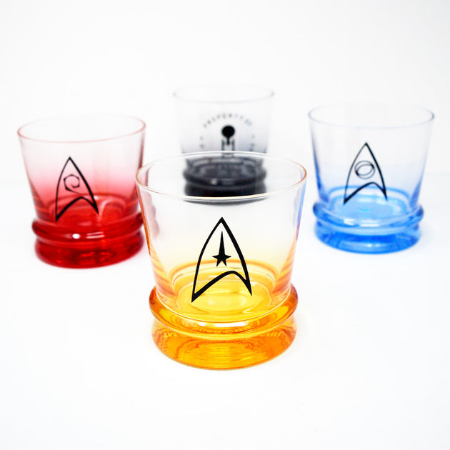 Star Trek: Tos Fine Art Shot Glass 4-Pack, Set #12 of 20