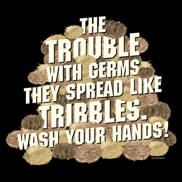 Star Trek: The Original Series Wash Your Hands Tribbles Stack Premium Satin Poster