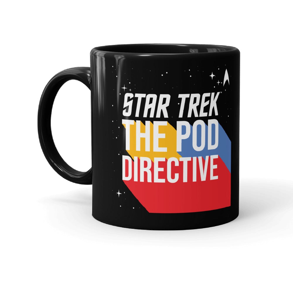 amazon extra large coffee mugs Star Trek The Pod Directive Black Mug Black / 11 oz