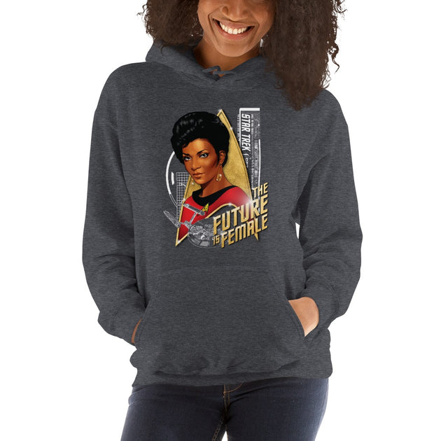 Star Trek The Original Series Uhura The Future is Female Hooded