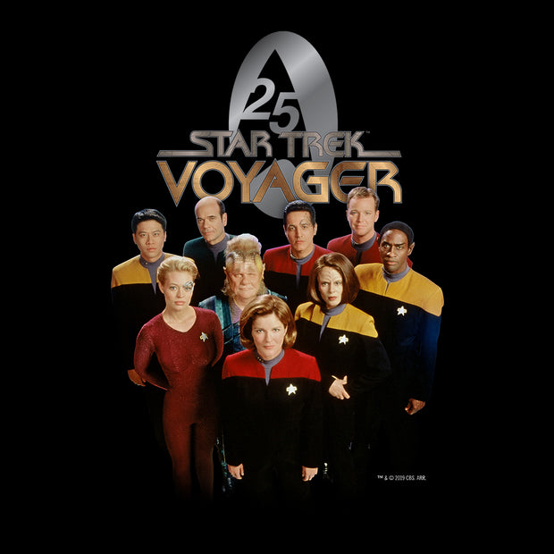 Star Trek: Voyager 25 Gold Crew 2 Women's Relaxed Scoop Neck T-Shirt