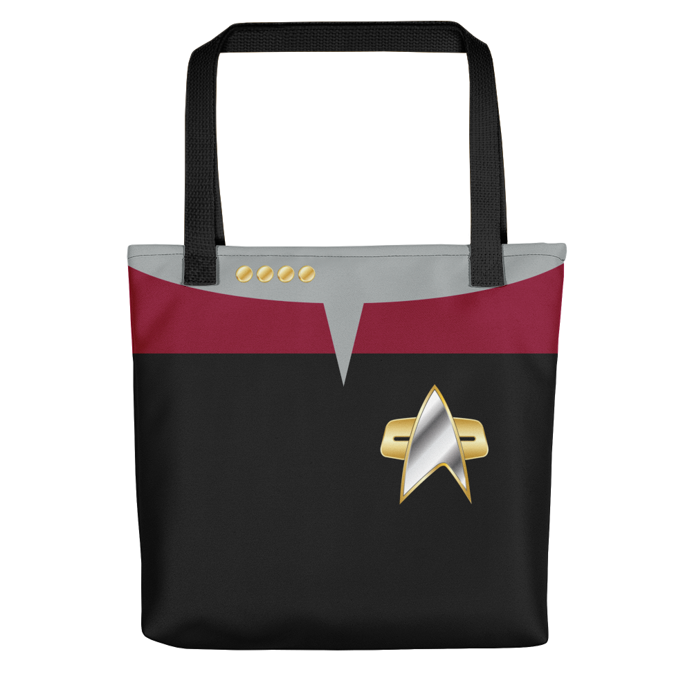 【NAVIVERSE】 Dot Cat Bag Star Trek: Voyager Command Uniform Premium Tote Bag
