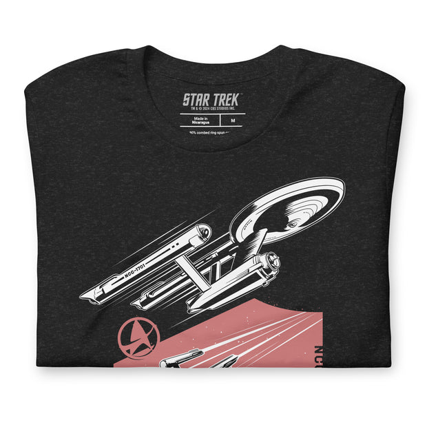 Star Trek Warp Speed Adult T-Shirt