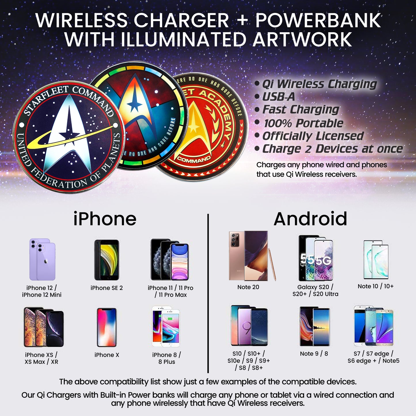 Star Trek Qi Wireless Charger