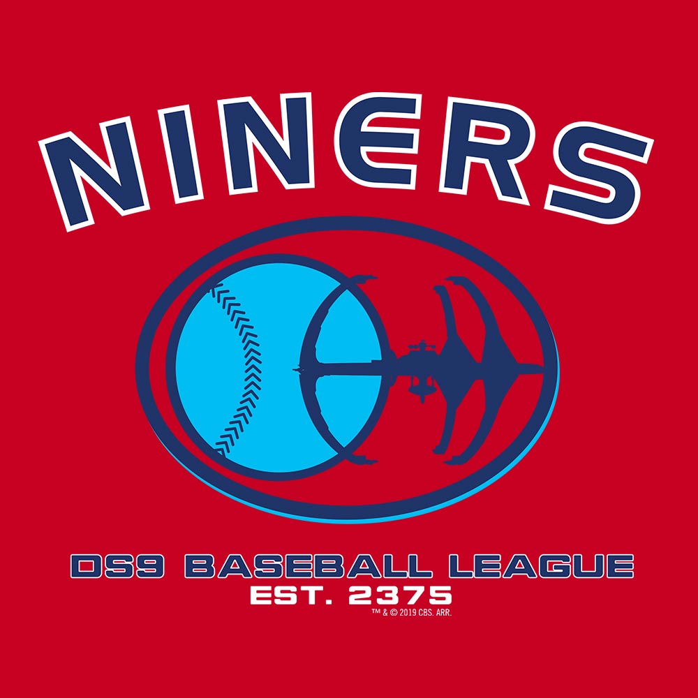 Star Trek: Deep Space Nine Niners Baseball Adult Short Sleeve T-Shirt