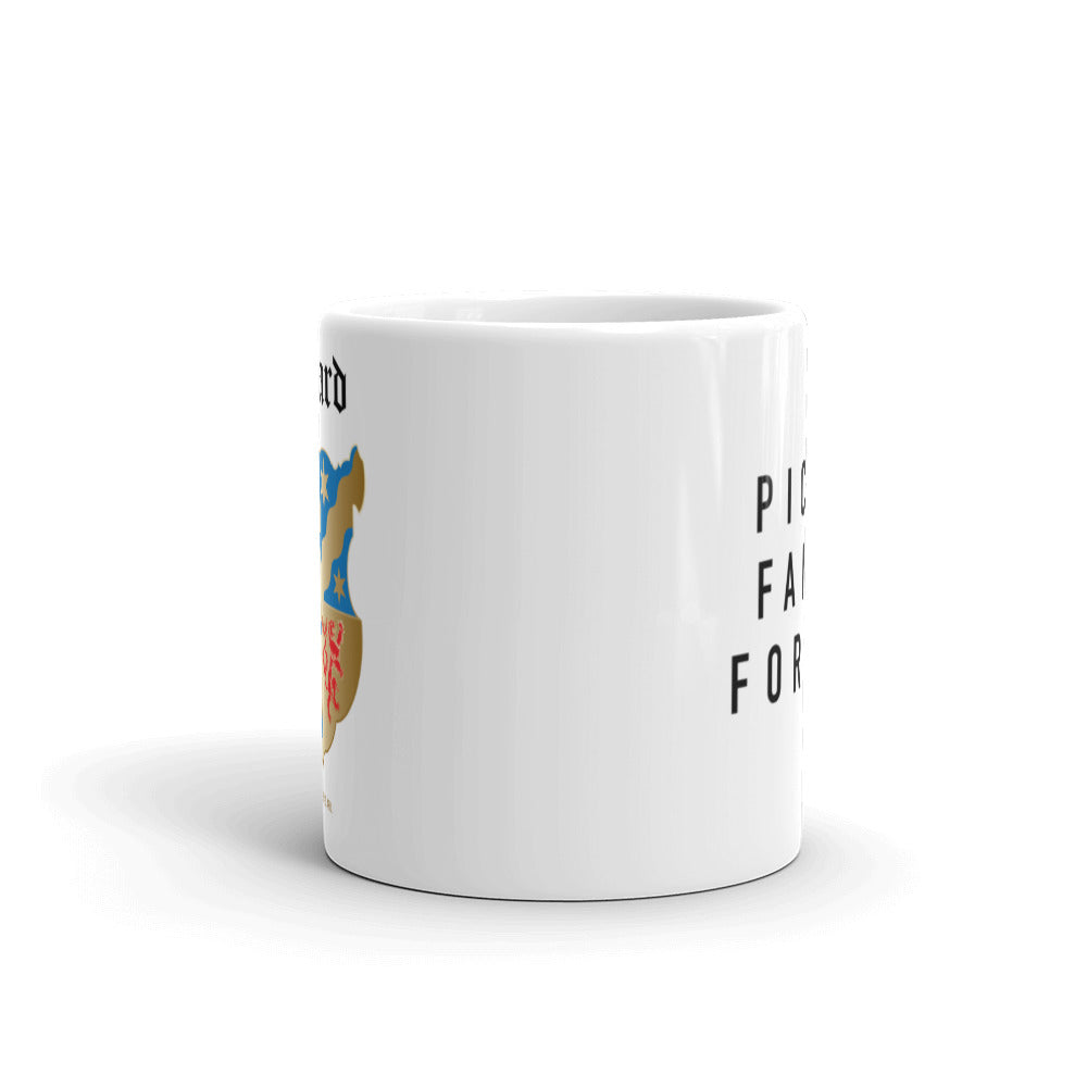 Star Trek: Picard Coat of Arms Picard Family Forever White Mug
