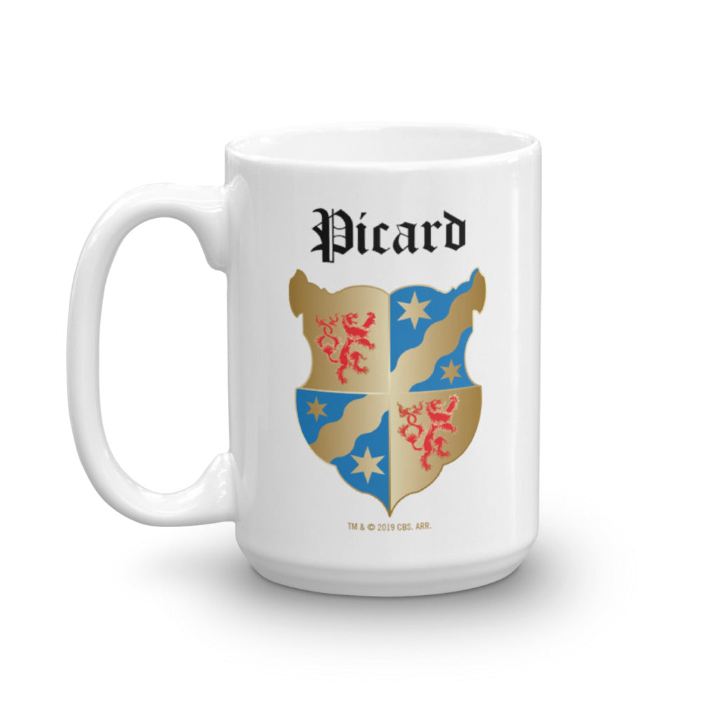 Star Trek: Picard Coat of Arms Picard Family Forever White Mug