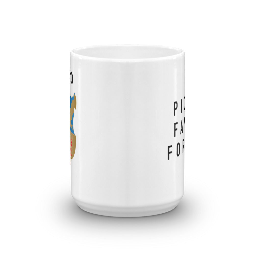 Star Trek: Picard Coat of Arms Picard Family Forever White Mug