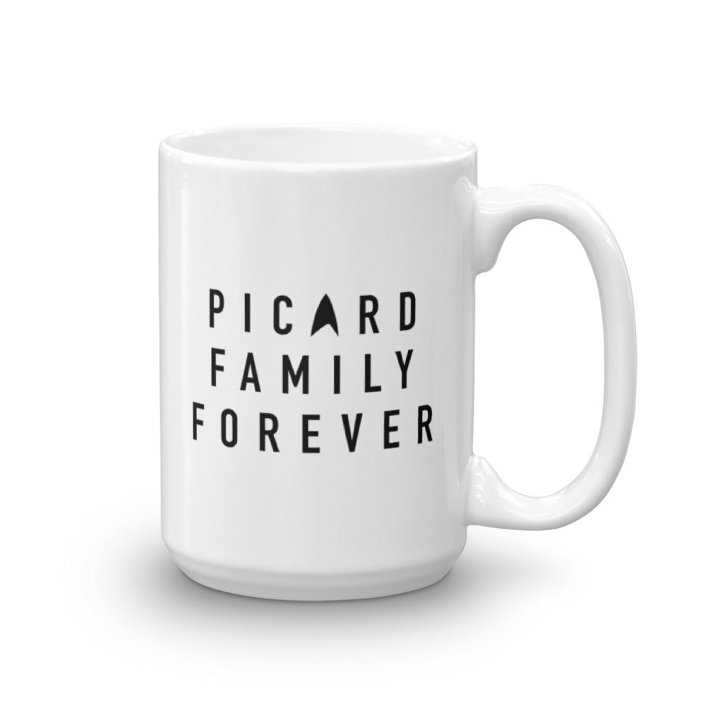Star Trek: Picard Coat of Arms Picard Family Forever White Mug