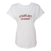 Star Trek Starfleet Academy Varsity Women's Tri-Blend Dolman T-Shirt