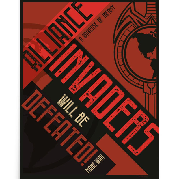 Star Trek: The Next Generation Mirror Universe Invaders Will Be Defeated Premium Poster