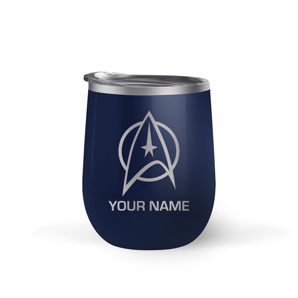 Star Trek: The Original Series Delta Personalized 12 oz Stainless Steel Wine Tumbler