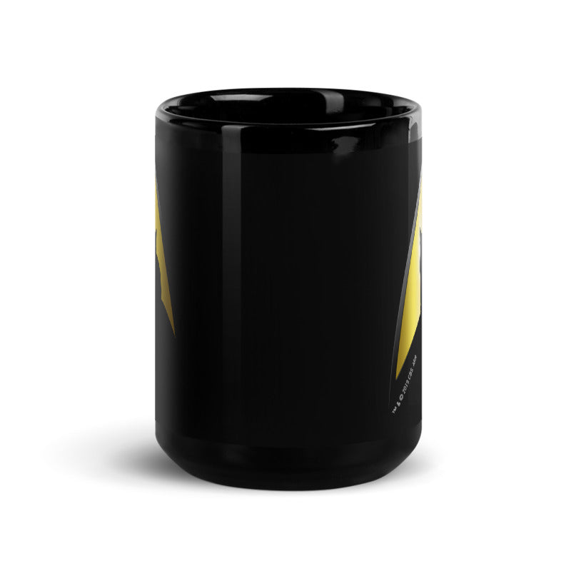 Star Trek: The Original Series Kitty Cat Logo Black Mug