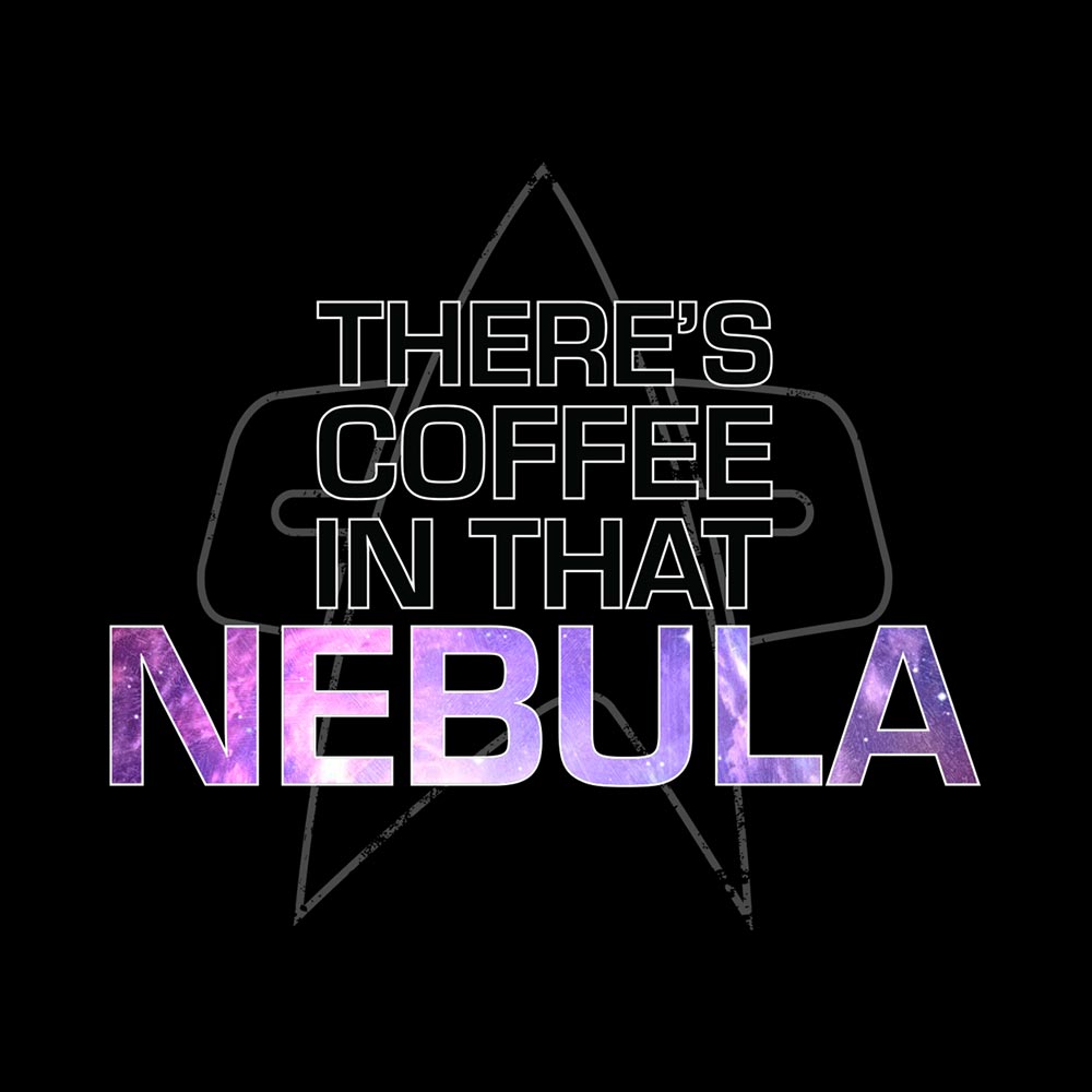 Star Trek: Voyager Coffee In That Nebula Black Mug