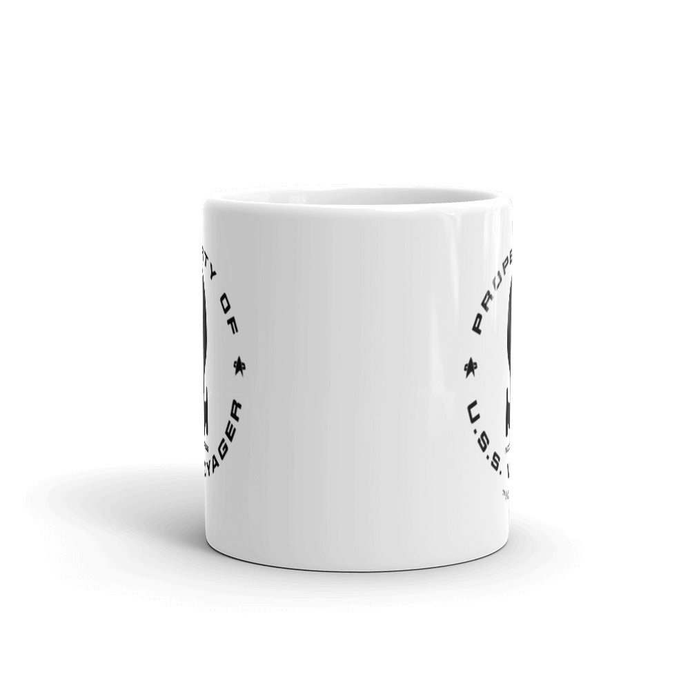 Star Trek: Voyager Property Of U.S.S. Voyager White Mug