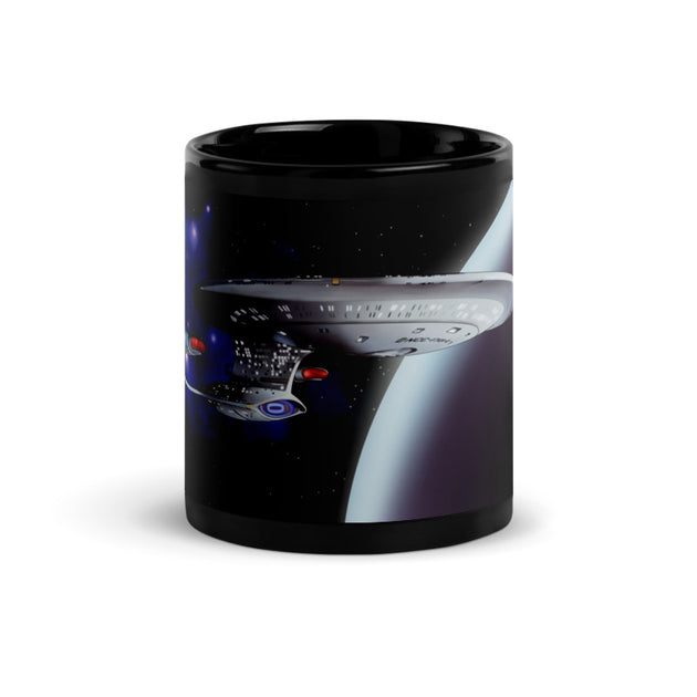 SCIFI - Star Trek - Starfleet Logo - 11oz Black Coffee Mug