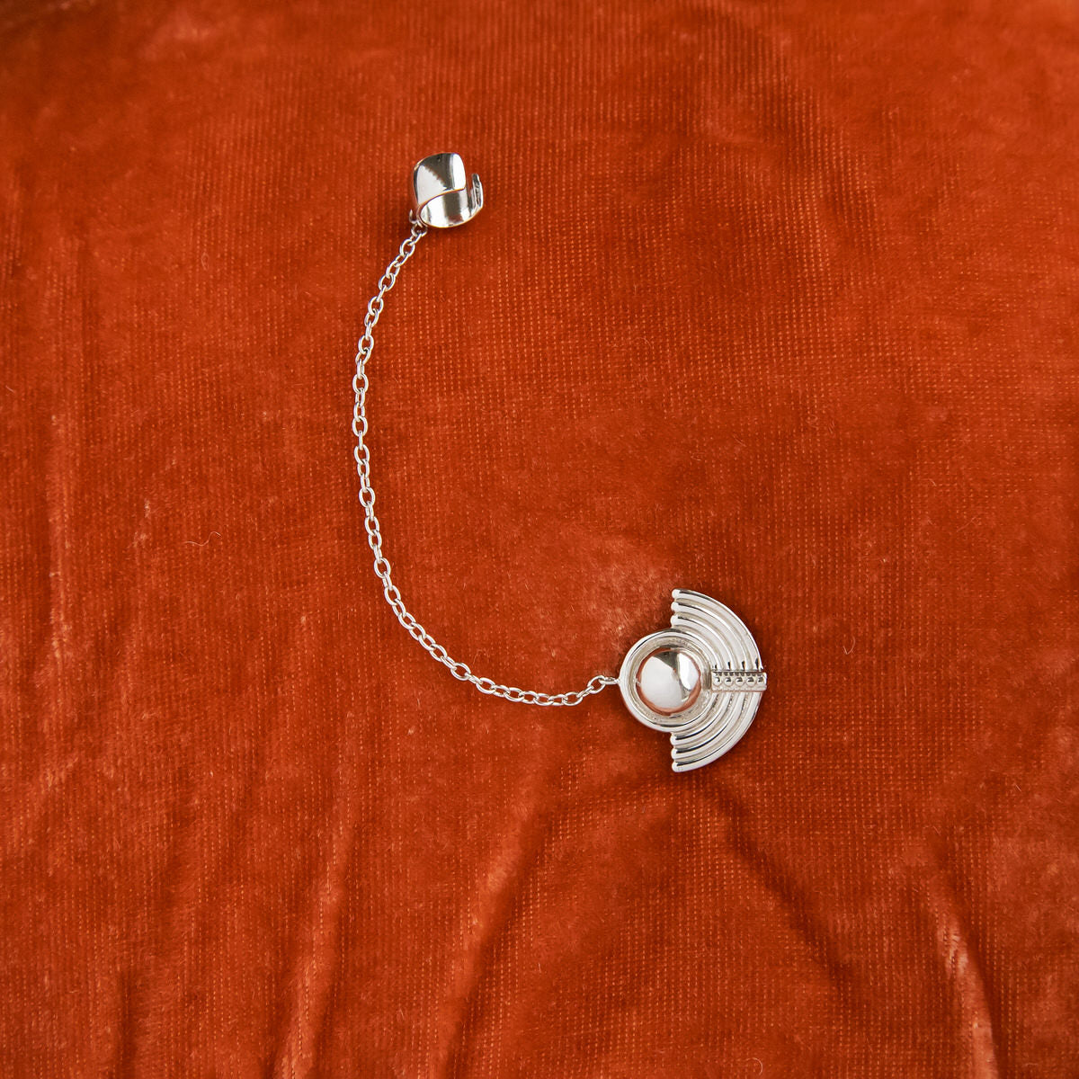Kira Nerys Bajoran Cuff Earring on Model