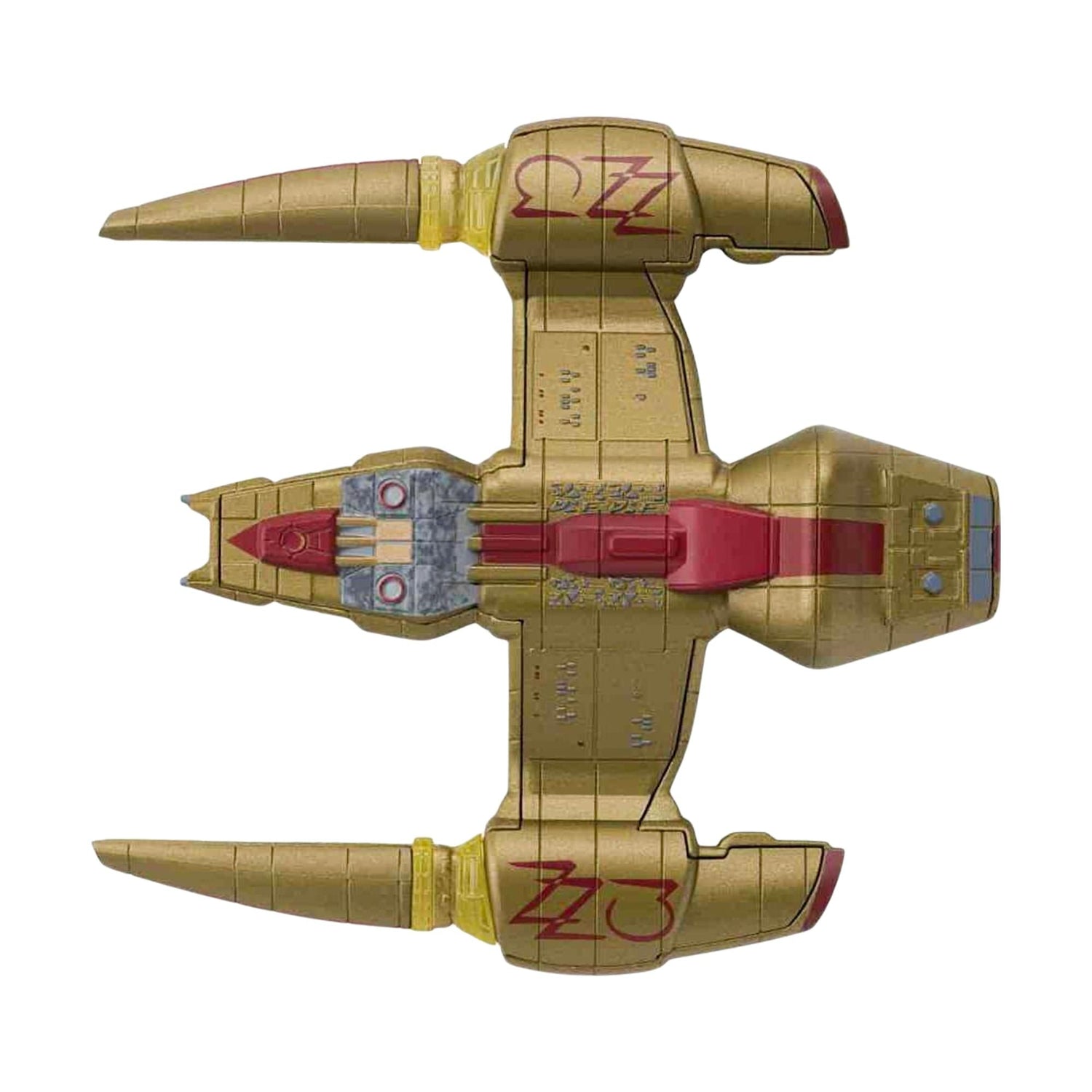 Packaging and boxed presentation view for the Eaglemoss Star Trek starship replica collector model
