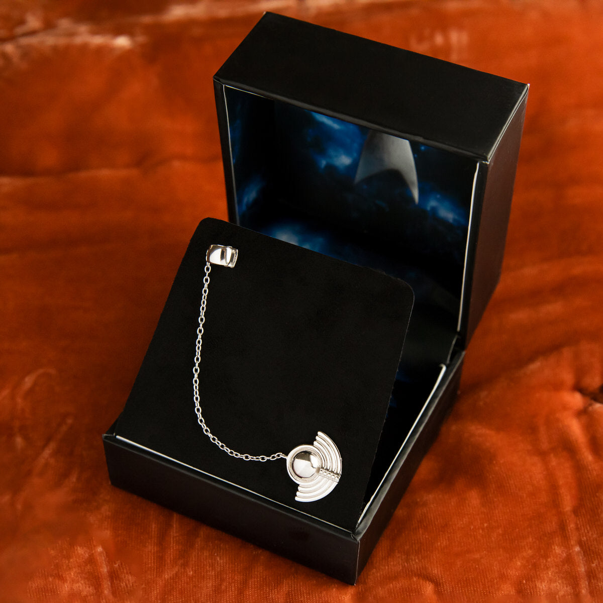 Detailed View of Sterling Silver Bajoran Earring