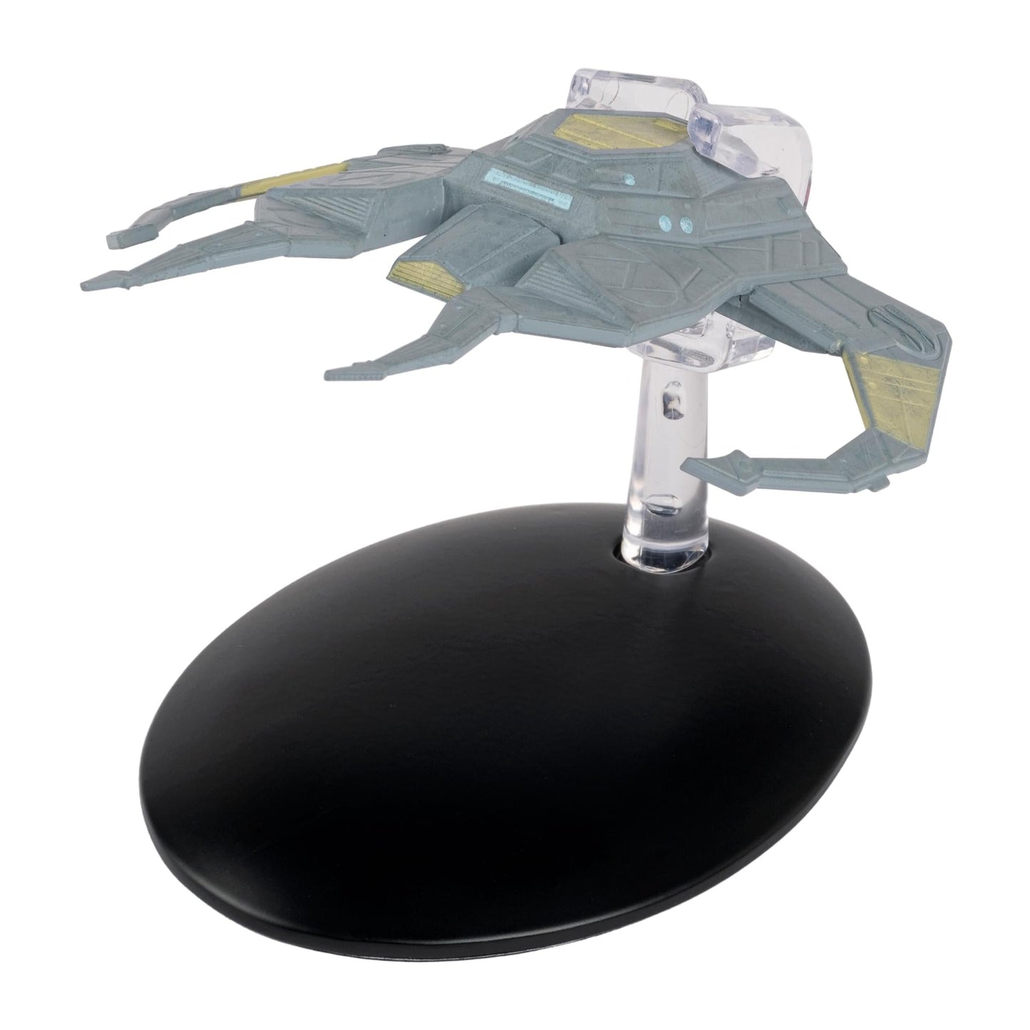 Top-down view of the Miradorn Raider starship highlighting the intricate hand-painted surface details