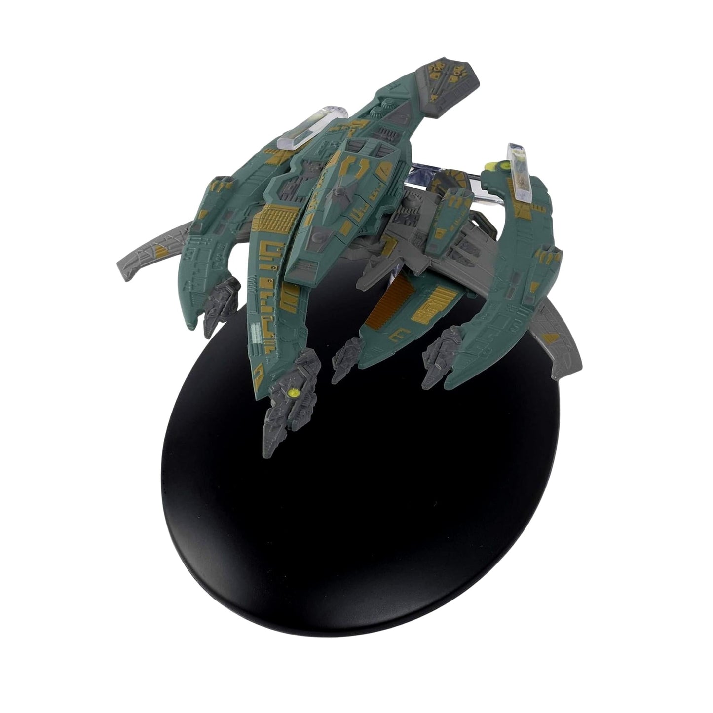 Close-up shot of the hand-painted cockpit and command section armor plating