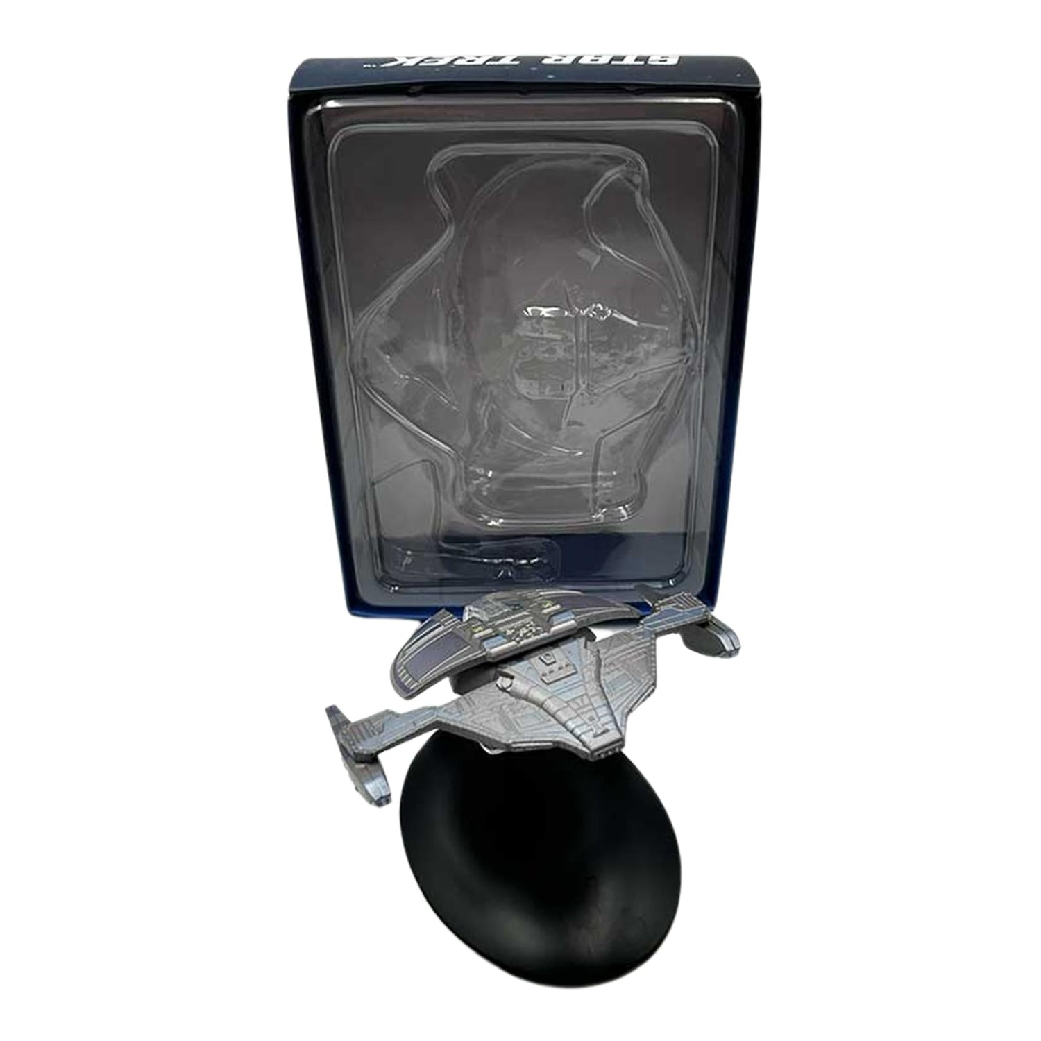 Packaging box for the Star Trek starship replica featuring series branding