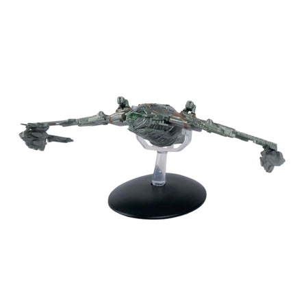 Top-down view of the Klingon D4 Bird of Prey model highlighting the hull plating and intricate surface details