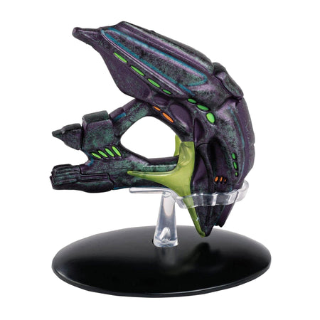 Front angle view of the Star Trek night aliens collectible starship replica against a neutral background