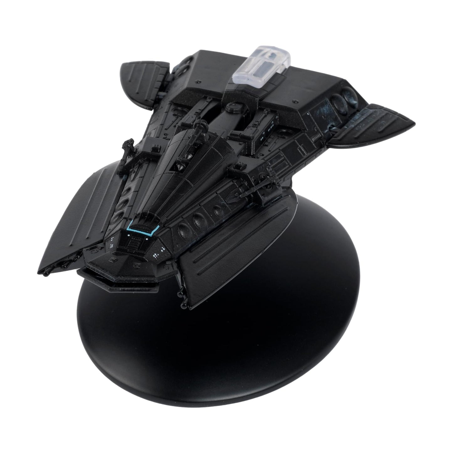 Port side profile view of the starship model against a neutral background
