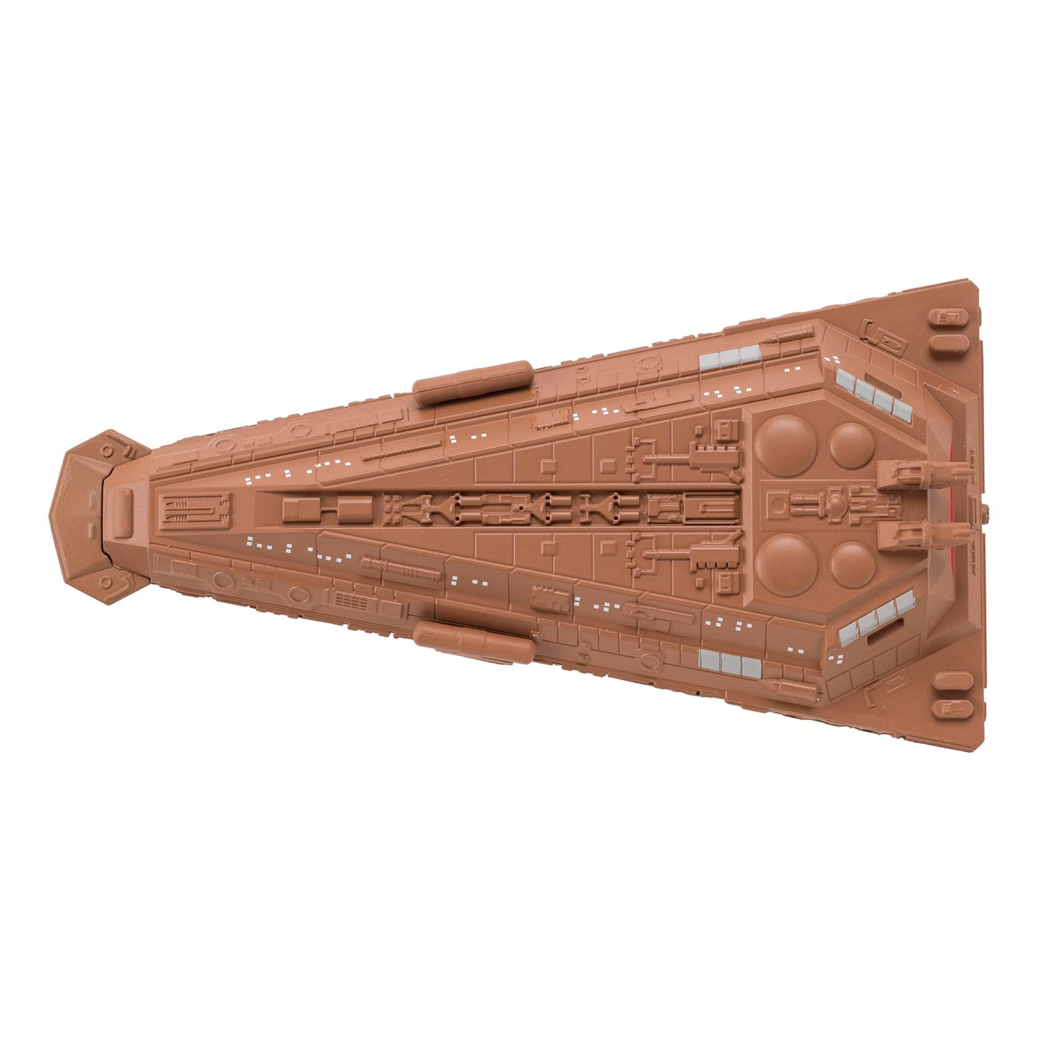 Packaging box art and presentation layout for the Star Trek Bajoran Freighter collectible replica
