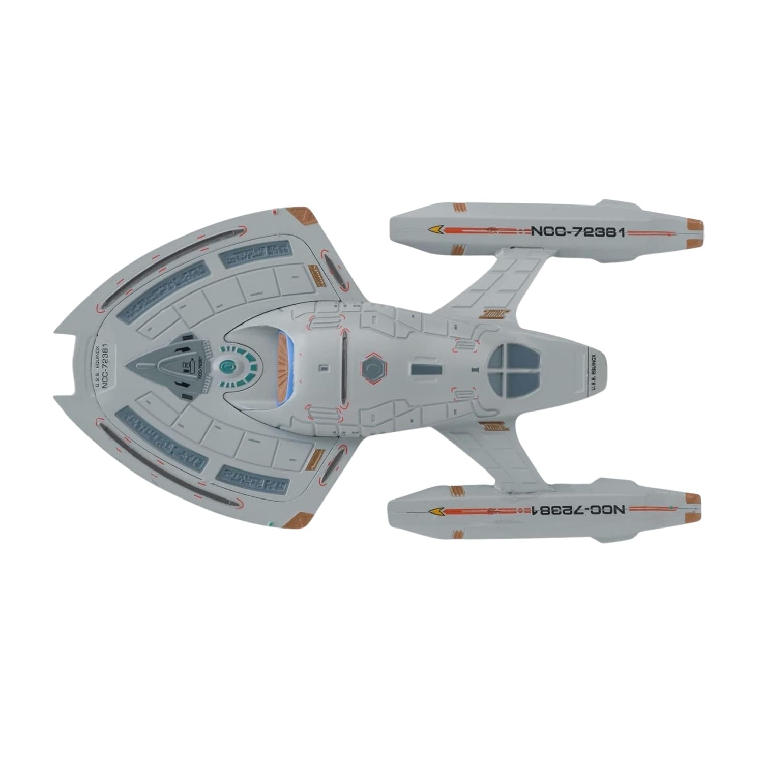Packaging box featuring official Star Trek branding and artwork for the Eaglemoss starship collection