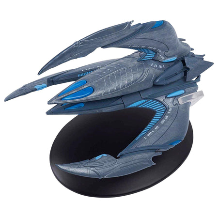Top-down view of the detailed Xindi Insectoid vessel highlighting its symmetrical wing configuration and hull paneling