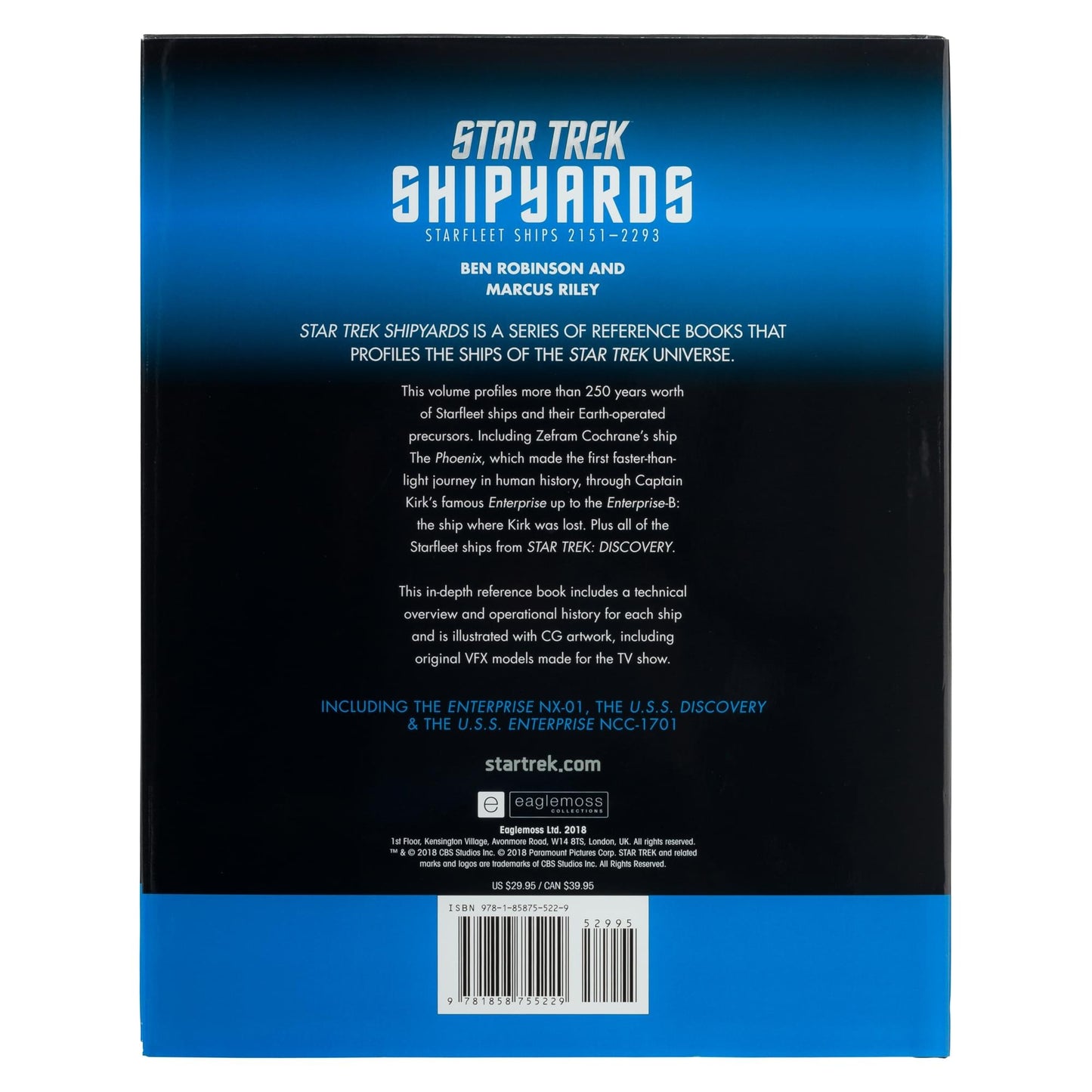 Flat lay view of the hardcover reference guide displayed against a dark starlight backdrop