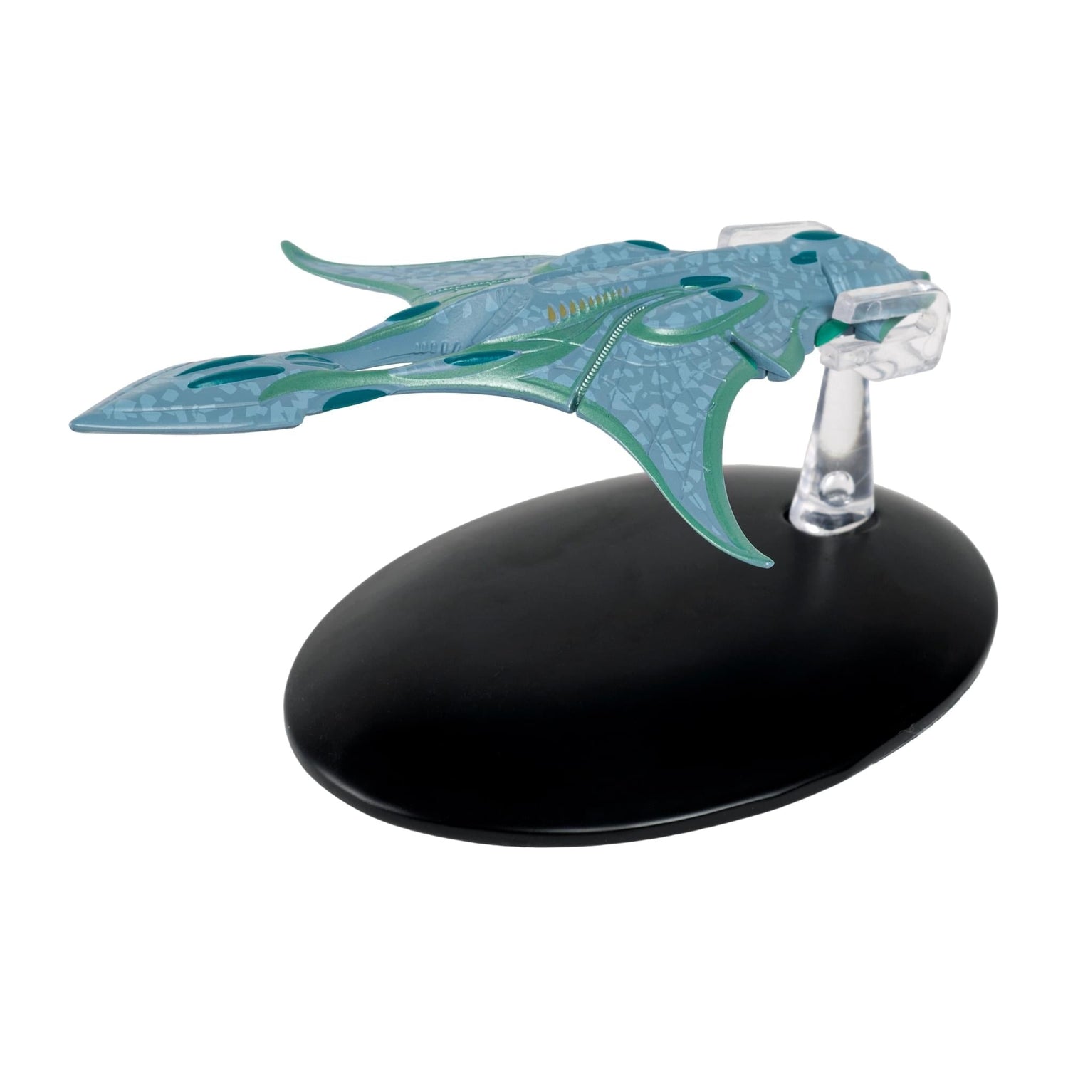 Rear angle view of the Xindi-Aquatic Cruiser starship highlighting its propulsion and structural configuration