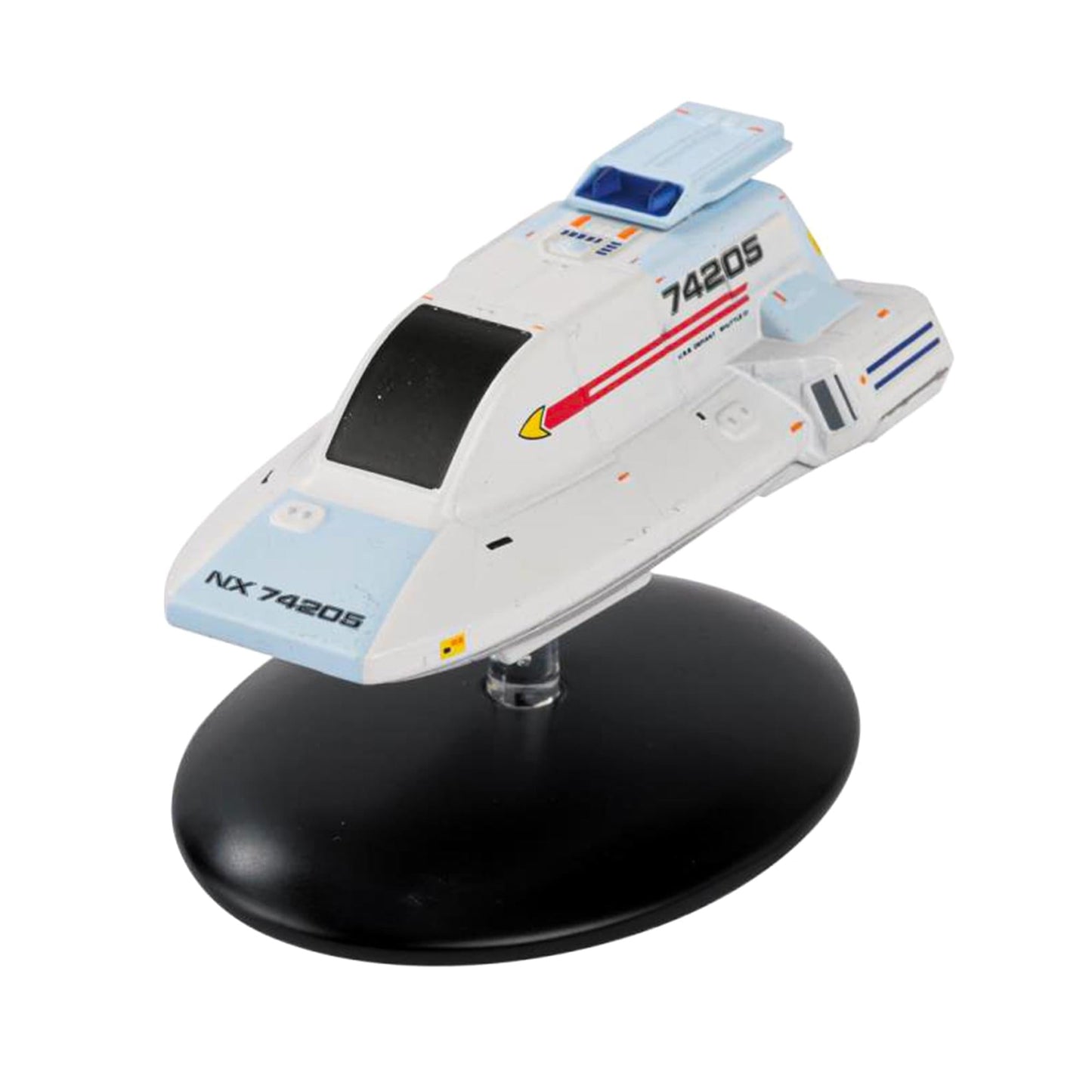 Front perspective of the fourth Star Trek auxiliary craft replica