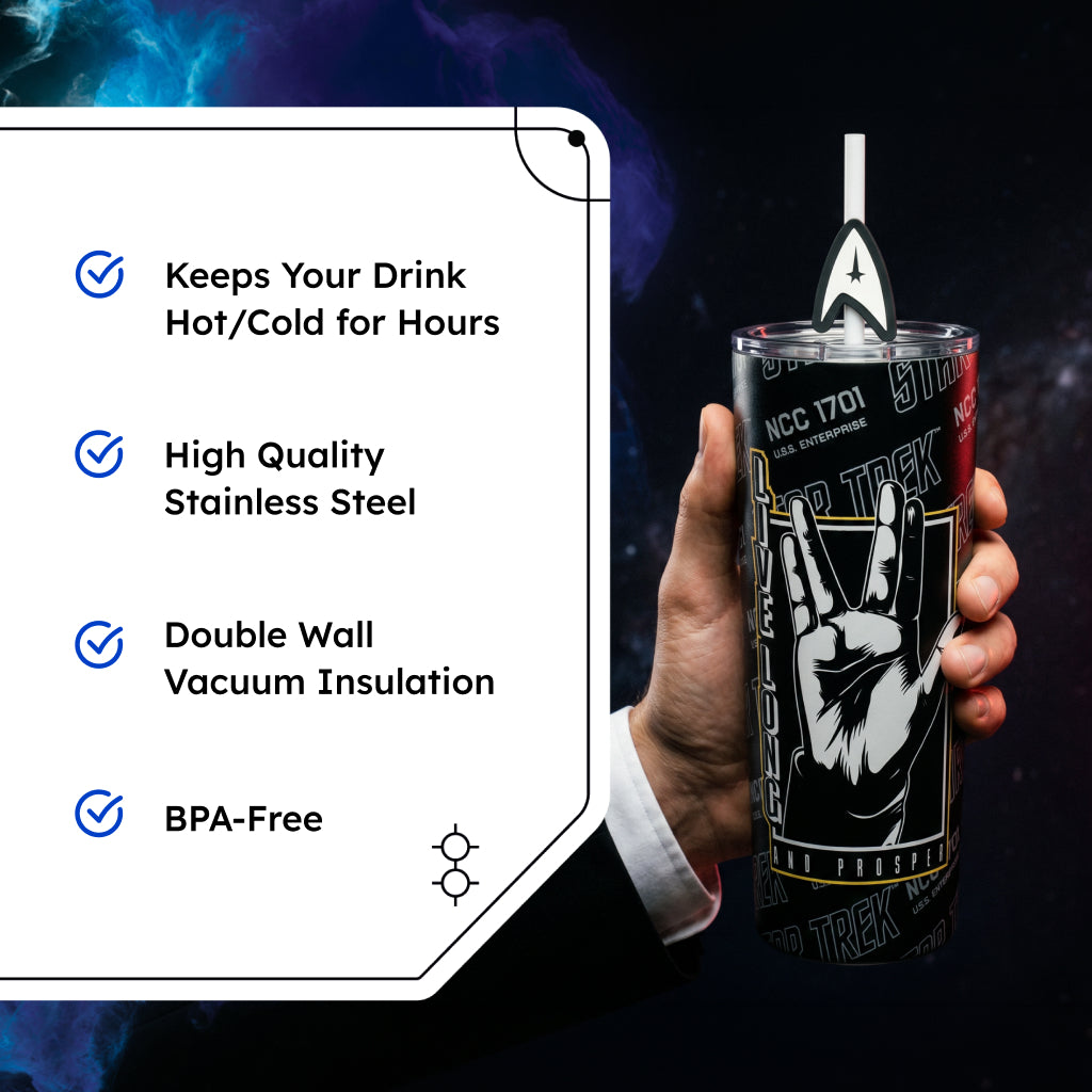 Star Trek LLAP SS Tumbler, 24oz-4