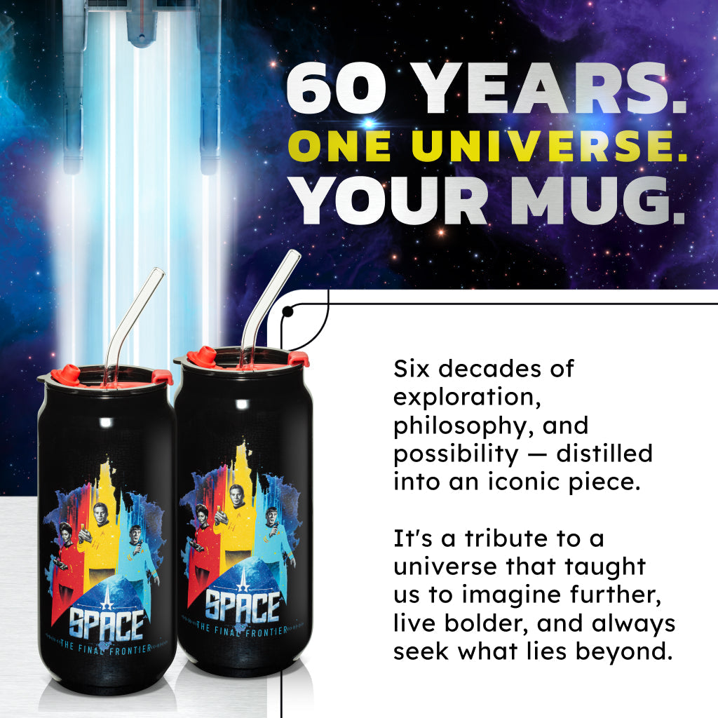 Star Trek of the Universe 20 oz Glass Sipper-3