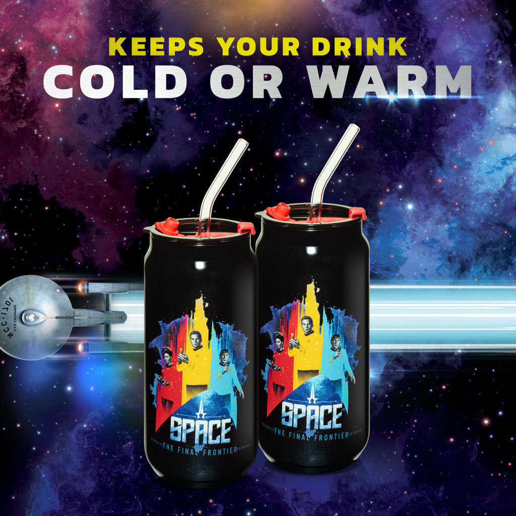 Star Trek of the Universe 20 oz Glass Sipper-6