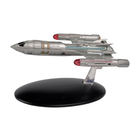 Top-down view of the NX Alpha Prototype model displaying detailed hull plating and markings